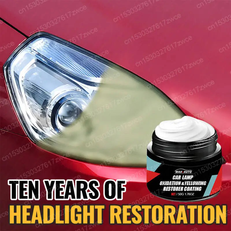 Car Headlight Restoration Polishing Liquid Kit