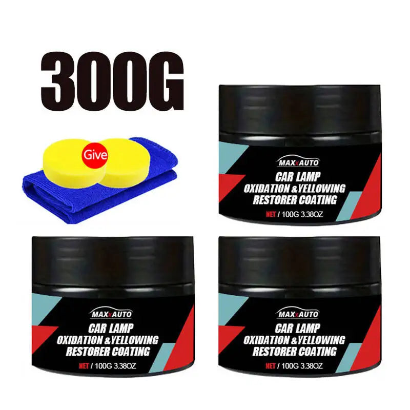 Car Headlight Restoration Polishing Liquid Kit